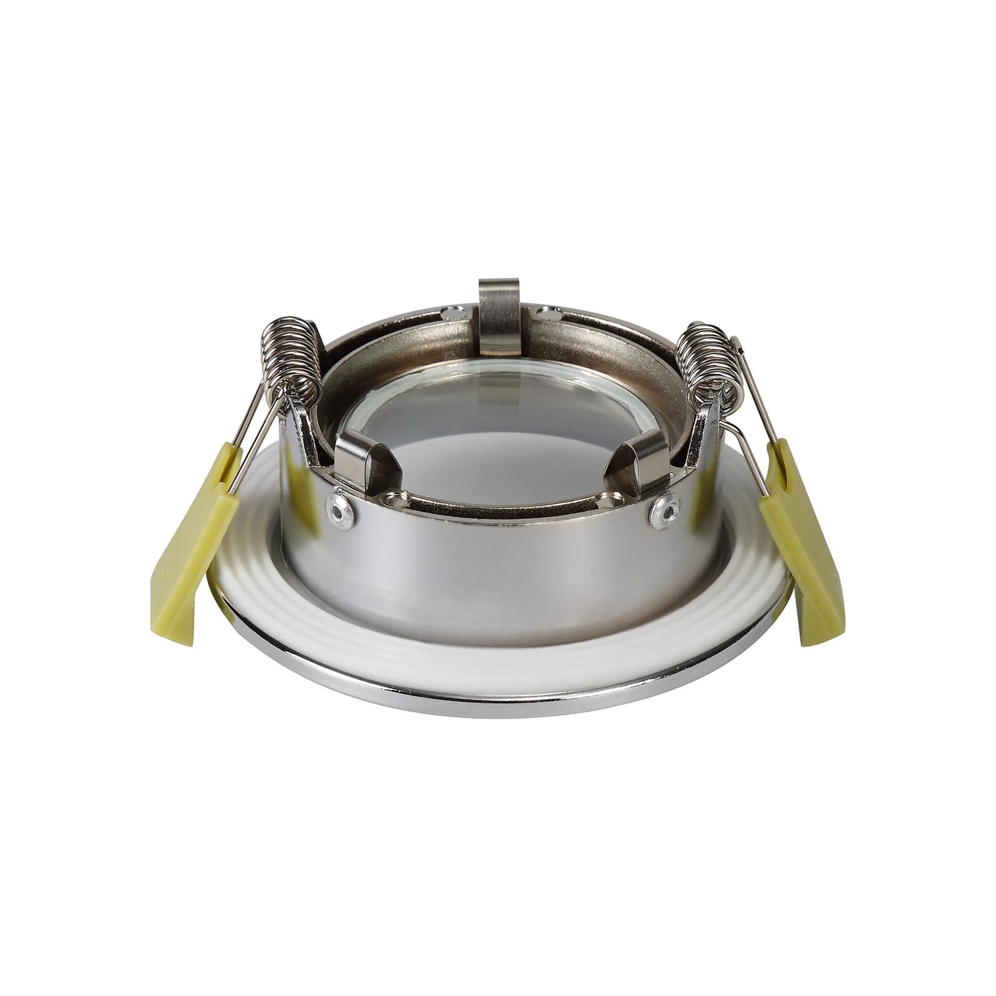 Bruve GU10 Recessed Round Polished Chrome IP65 Downlighter, Cut-Out 68mm DX200402  Dlux Bruve IP65